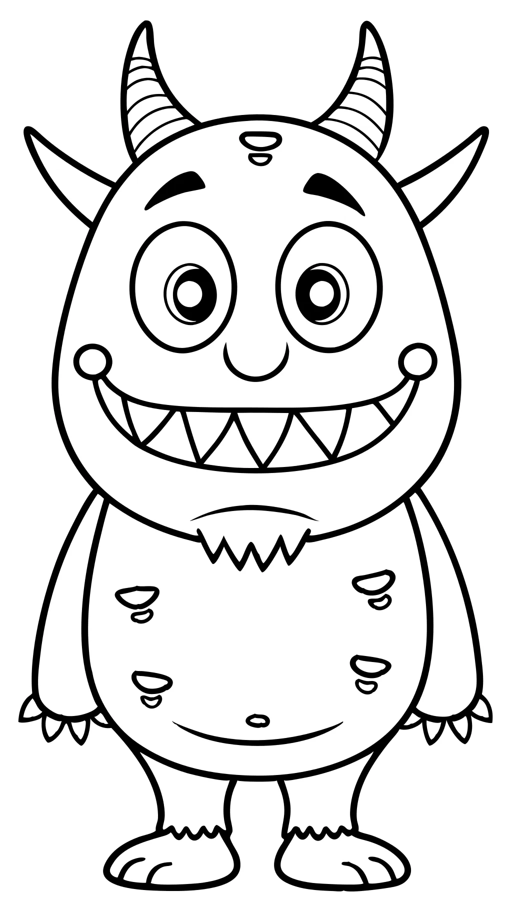 coloring pages monsters